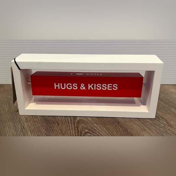 ❤️❤️ Cute Multi-Saying Wooden Block- NWT - Picture 3 of 7